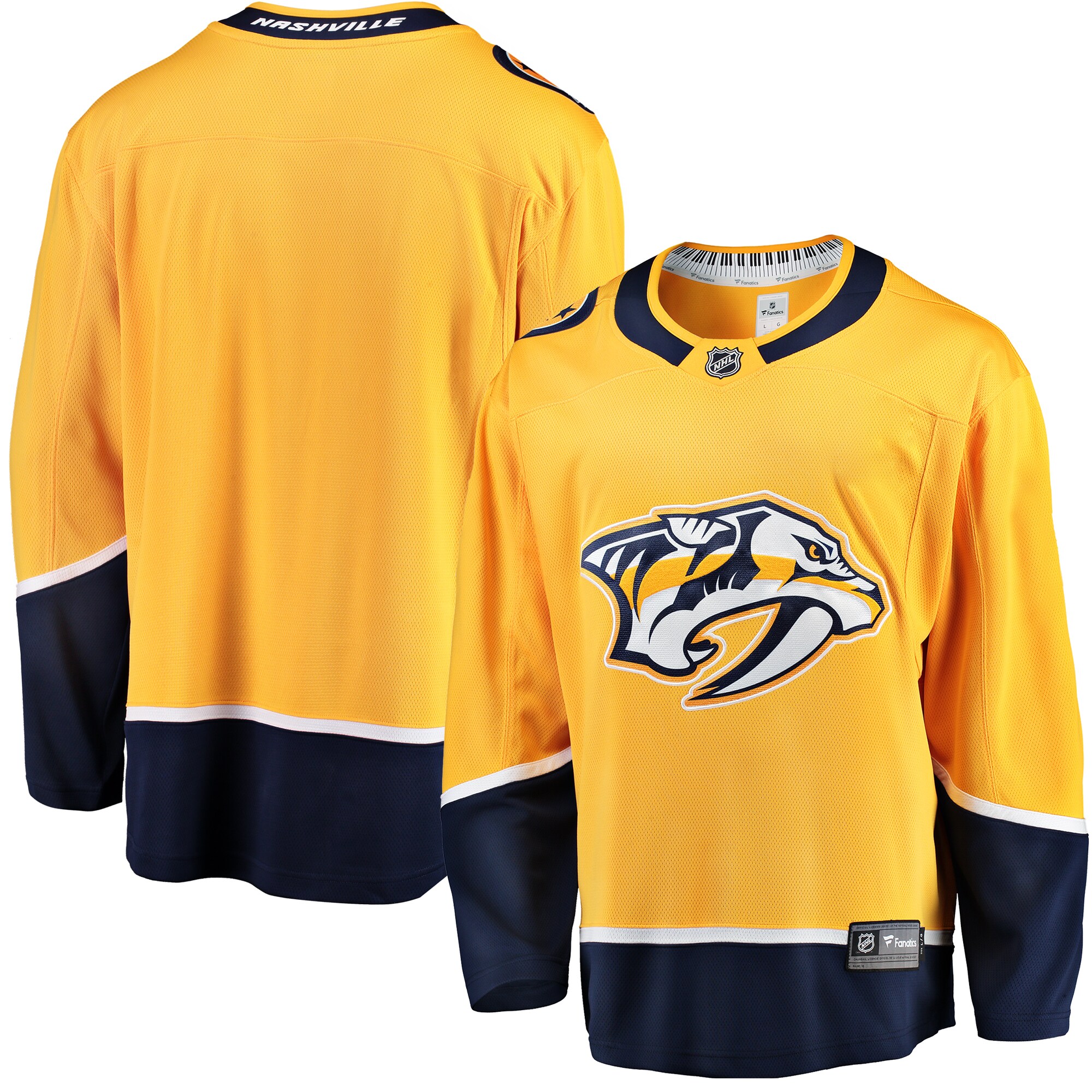 Nashville Predators Branded Breakaway Home Jersey – Gold