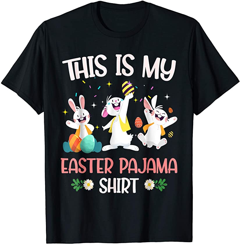 Cute Easter Bunny Easter Eggs T-Shirt