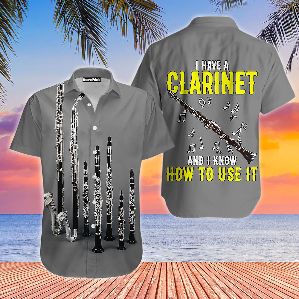 Playing Clarinet Aloha Hawaii Shirts For Men Women Ha84171