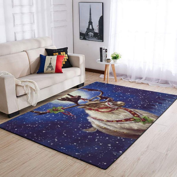 Christmas Art of Stag Area Rug / Floor Decor RB7A8E7E7857