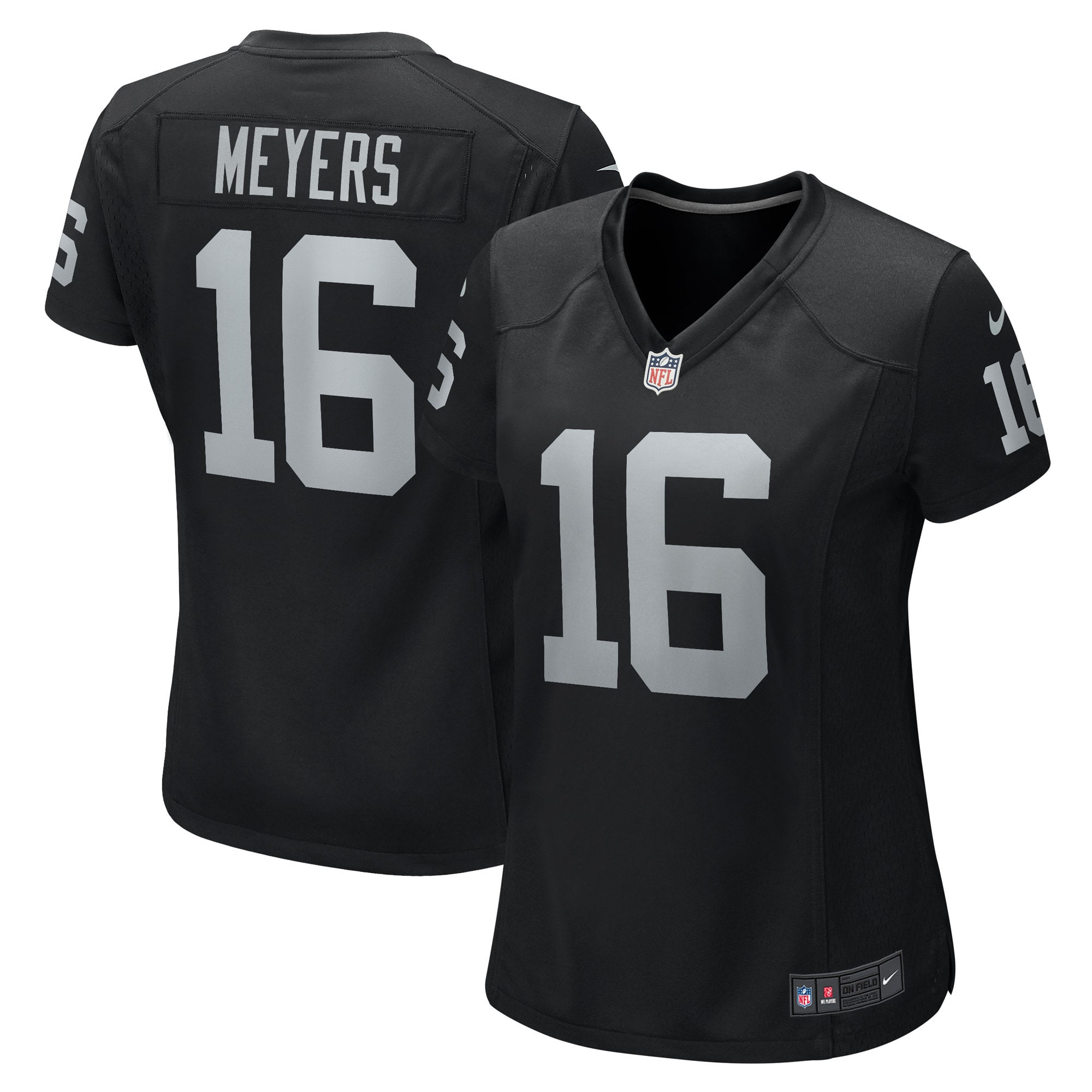 Women’s Las Vegas Raiders Jakobi Meyers Black Game Player Jersey