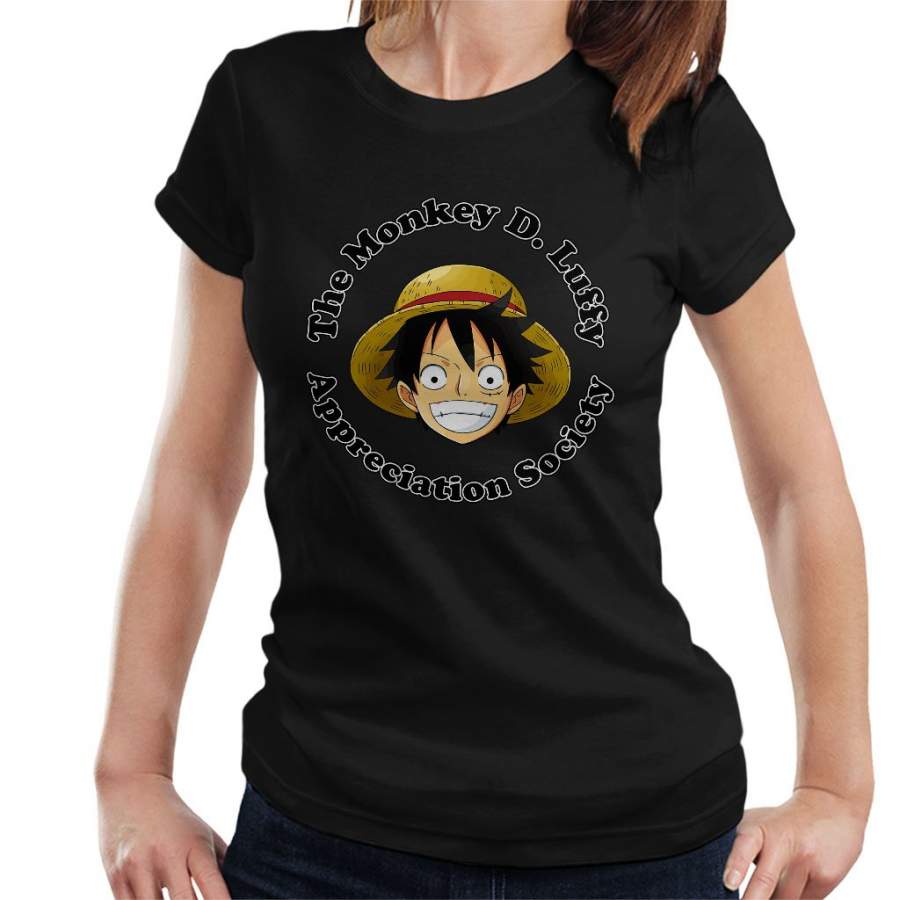 The Monkey D Luffy Appreciation Society One Piece Women’s T-Shirt