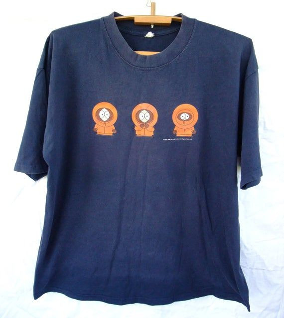 Vintage 1998 Animated Comedy Central South Park Shirt Distressed Shirt