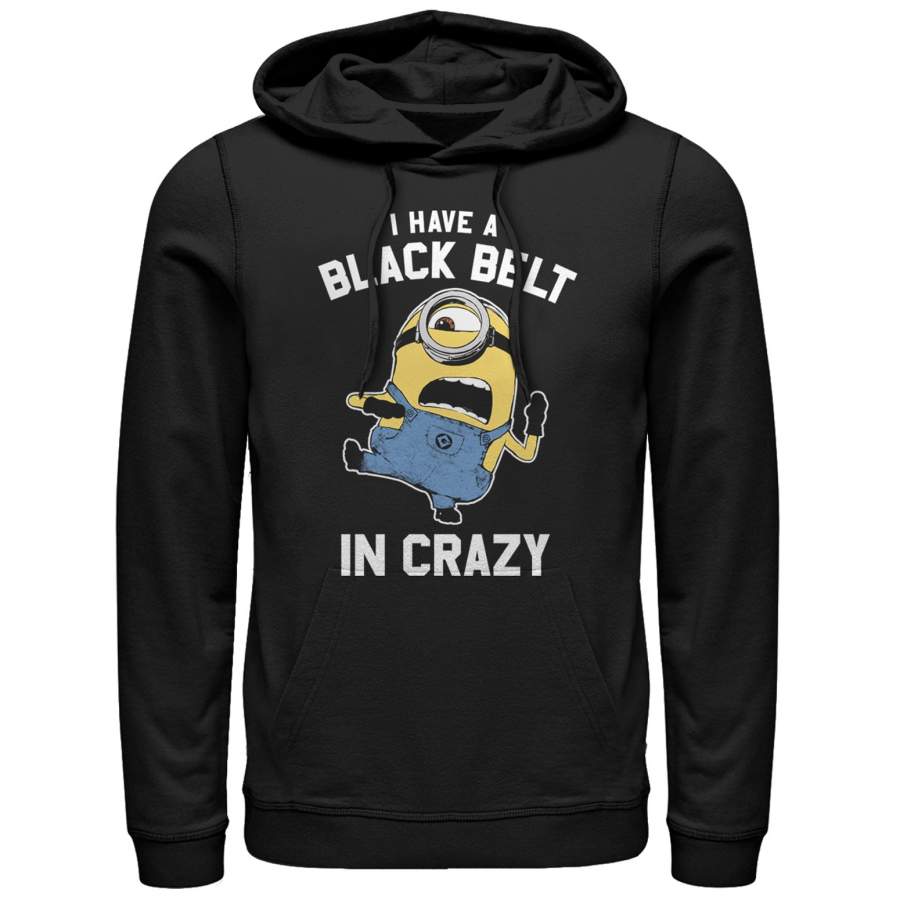 Despicable Me Men’s Minion Belt in Crazy  Lightweight Hoodie