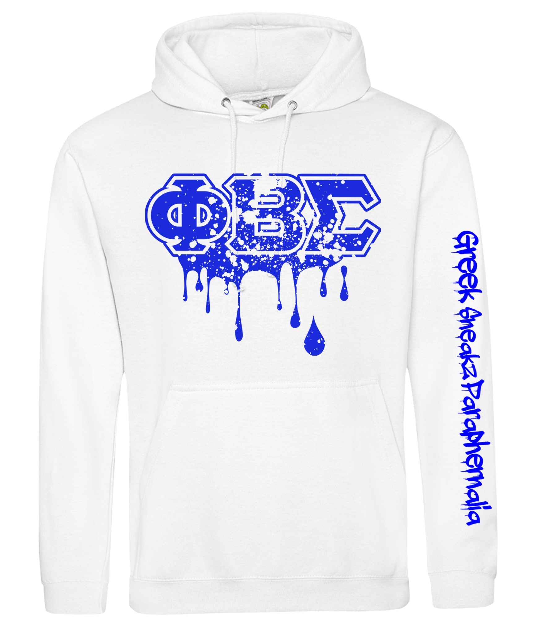 Phi Beta Sigma Splatter Drip Hoodie