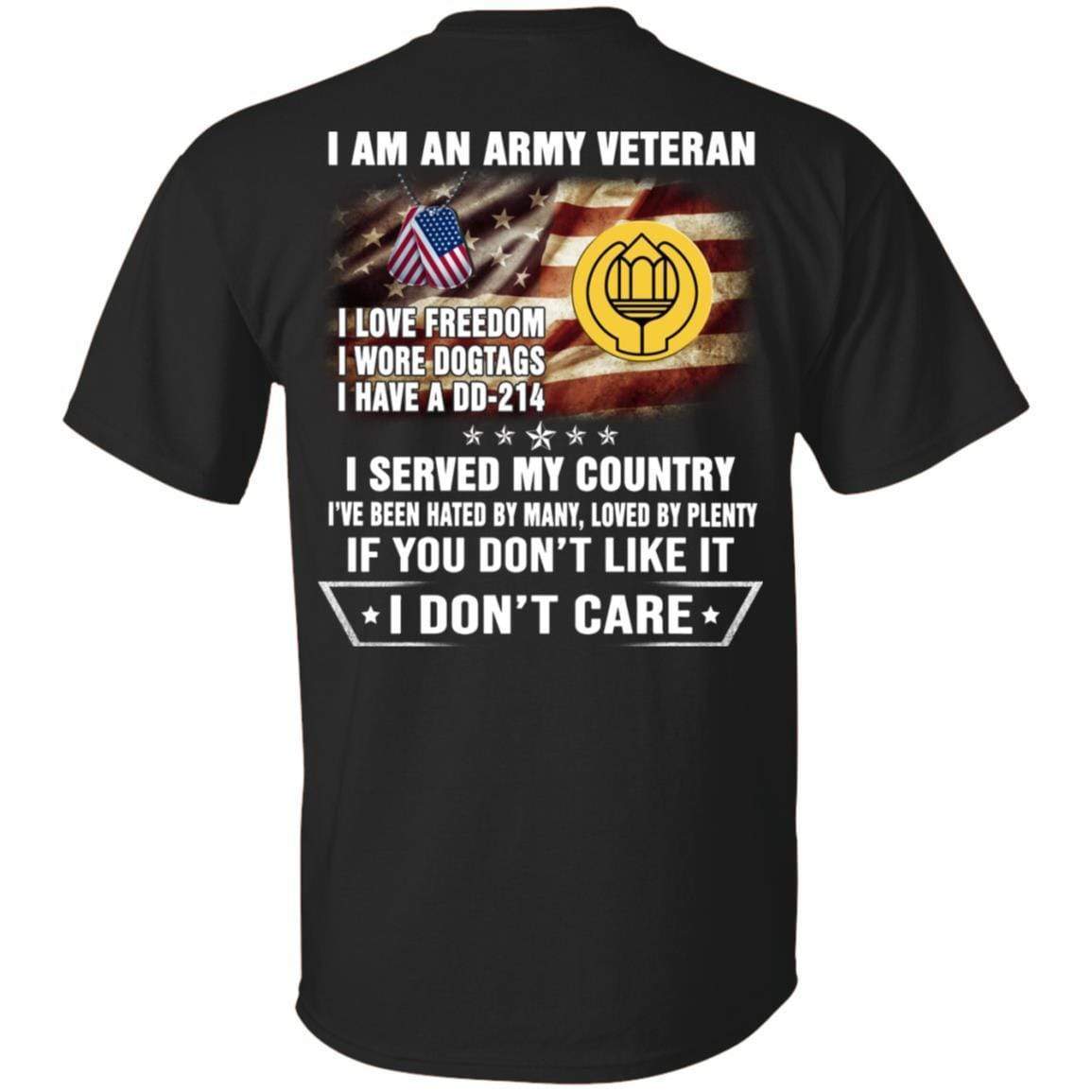I Am An Army Chaplain Assistant Veteran On Back shirt, Army Shirt