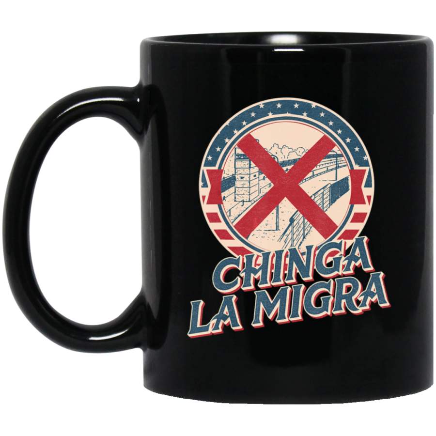 Chinga La Migra vintage Coffee Mug