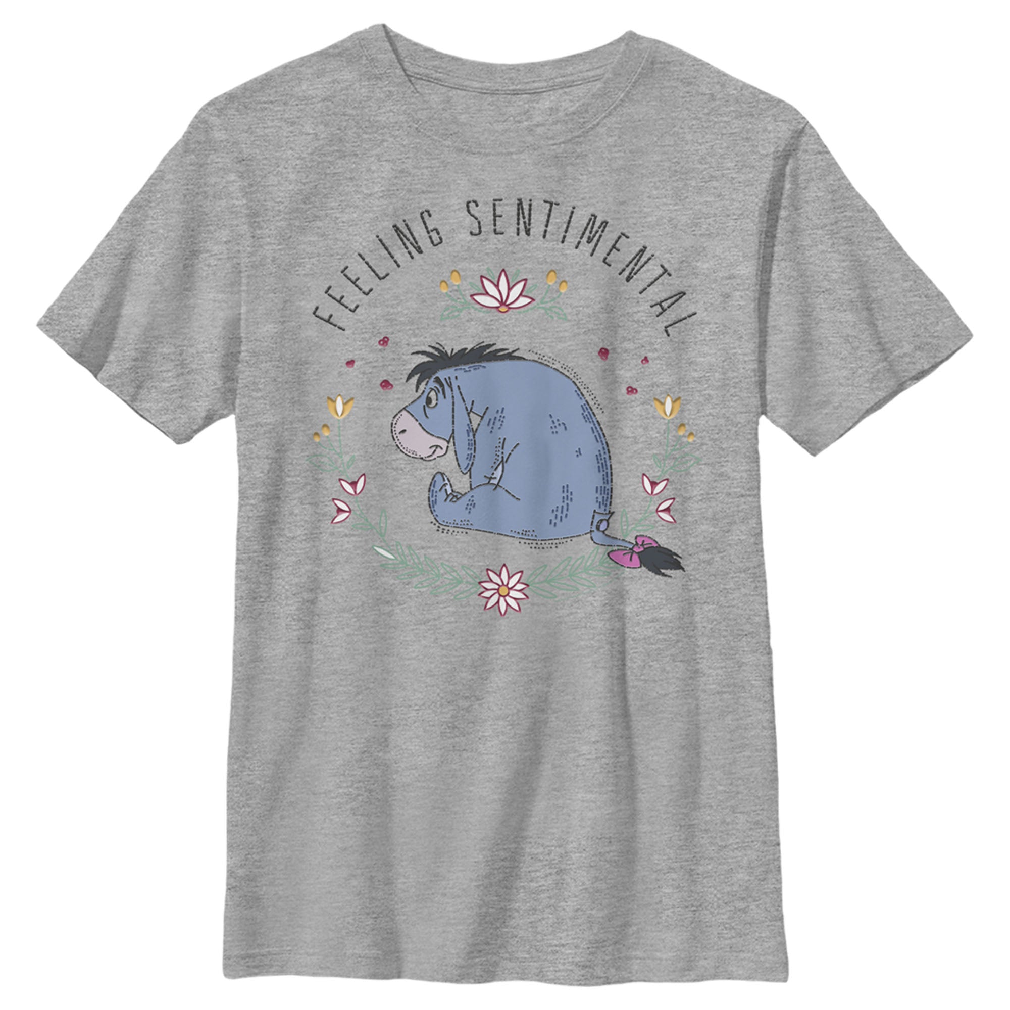 Boy’S Winnie The Pooh Eeyore Feeling Sentimental With Flowers T-Shirt