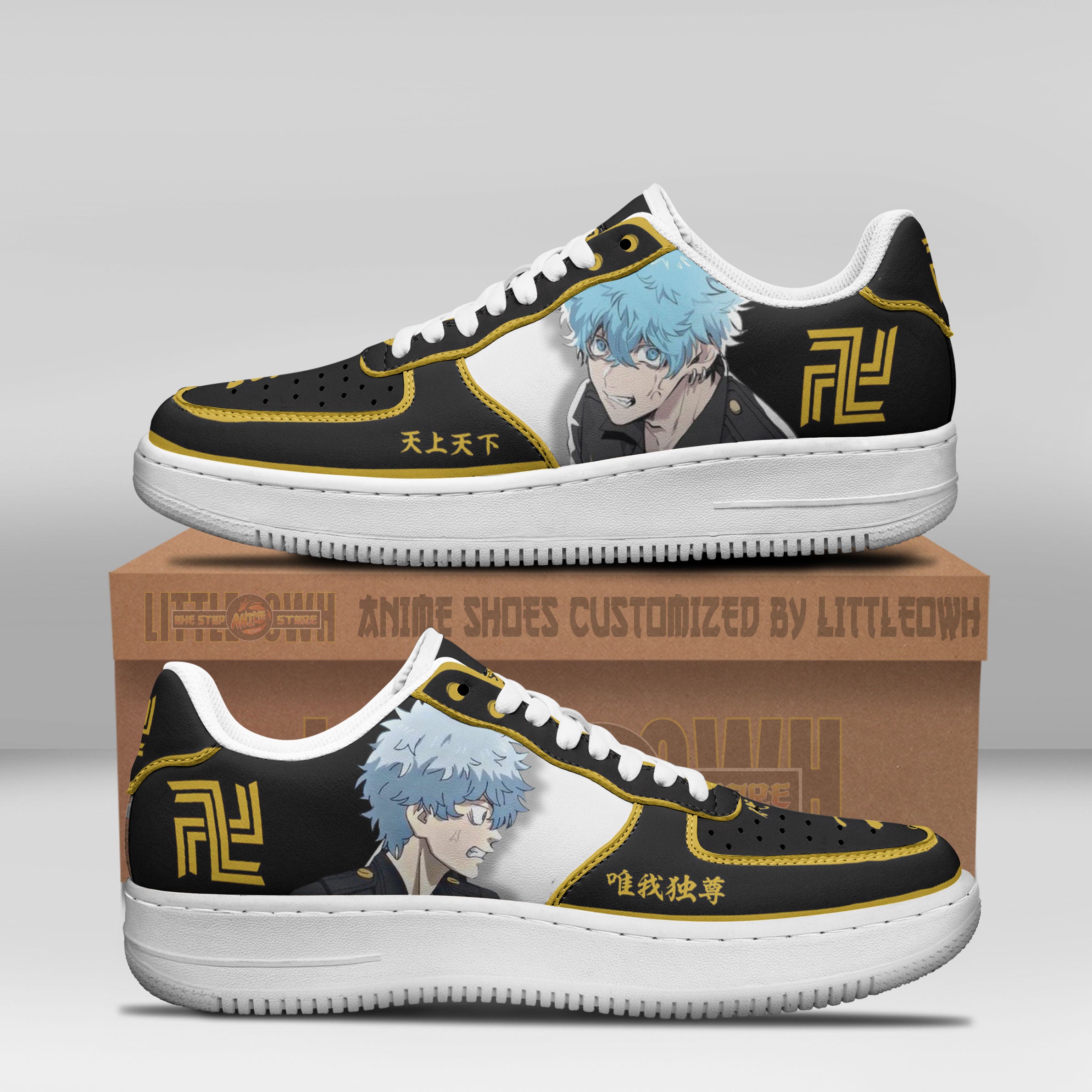 Souya Kawata Af Sneakers Custom Tokyo Revengers Anime Shoes