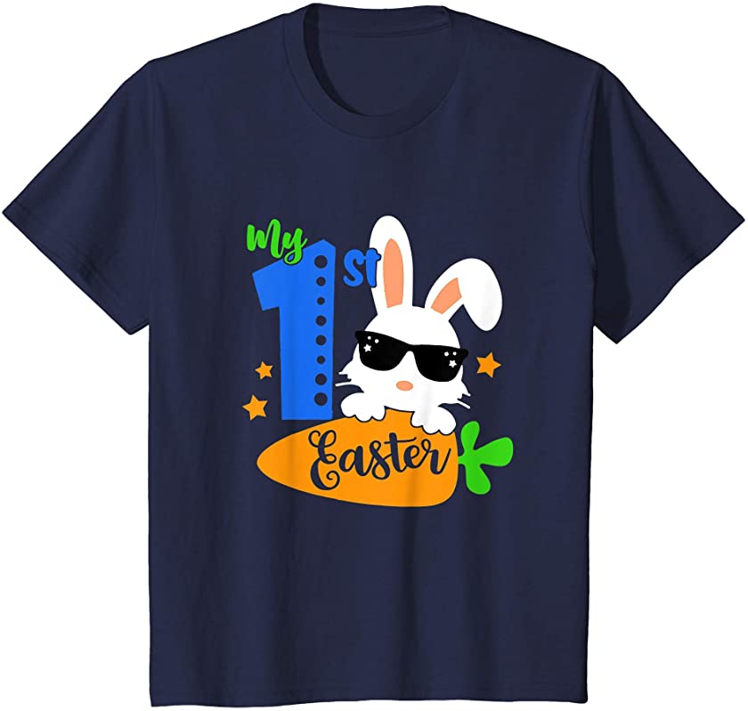 Kids My 1st Easter Bunny Christian Easter Day Gift For Boy Son T-Shirt