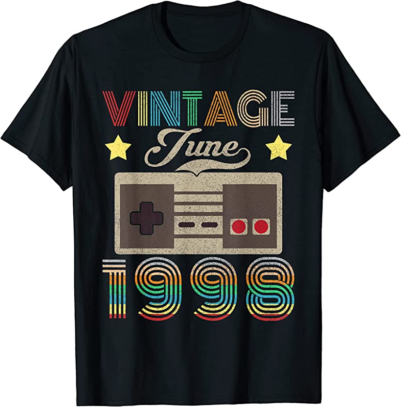 Vintage June 1998 23rd Birthday Shirt 23 Year Old T-Shirt