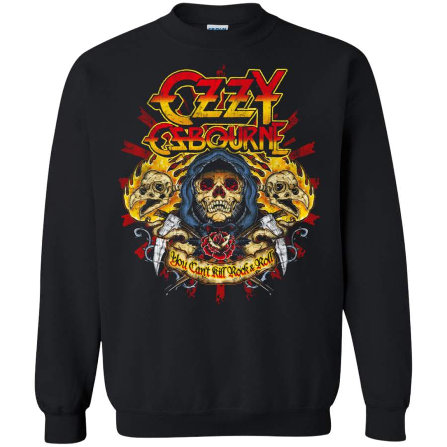 Vintage Style Ozzy Ozbourne Tee Mens Pullover Sweatshirt