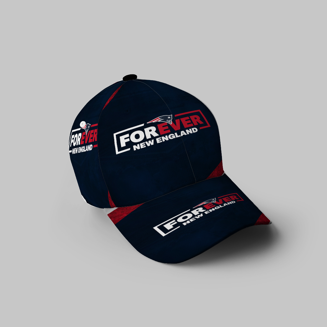 New England Patriots Forever New England 3D Printing Baseball Cap Classic Hat