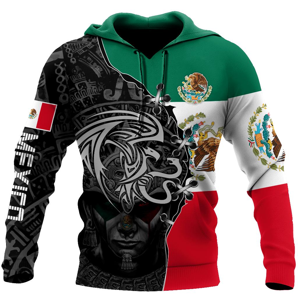 ViticStore™ Mexico Symbols – 2XL  3D All over printed Hoodie, gift for Mexican, Mexican Culture, best gift ideas. unique presents