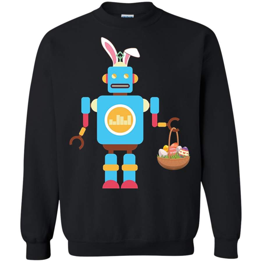 Robot Easter Bunny Funny – for Boys Girls Women Men Pullover Sweatshirt – Teeever.com