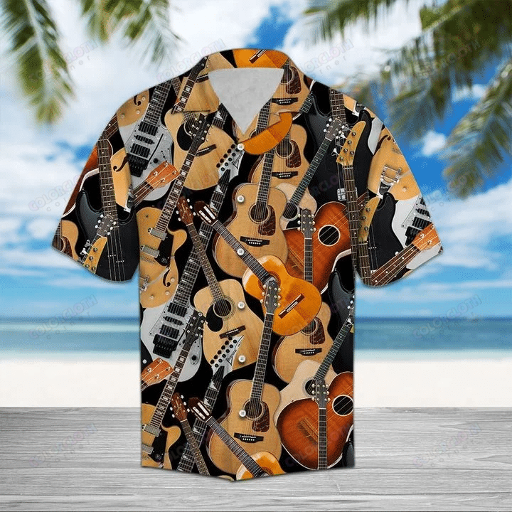 Guitar Awesome Hawaiian Shirt Ha98227