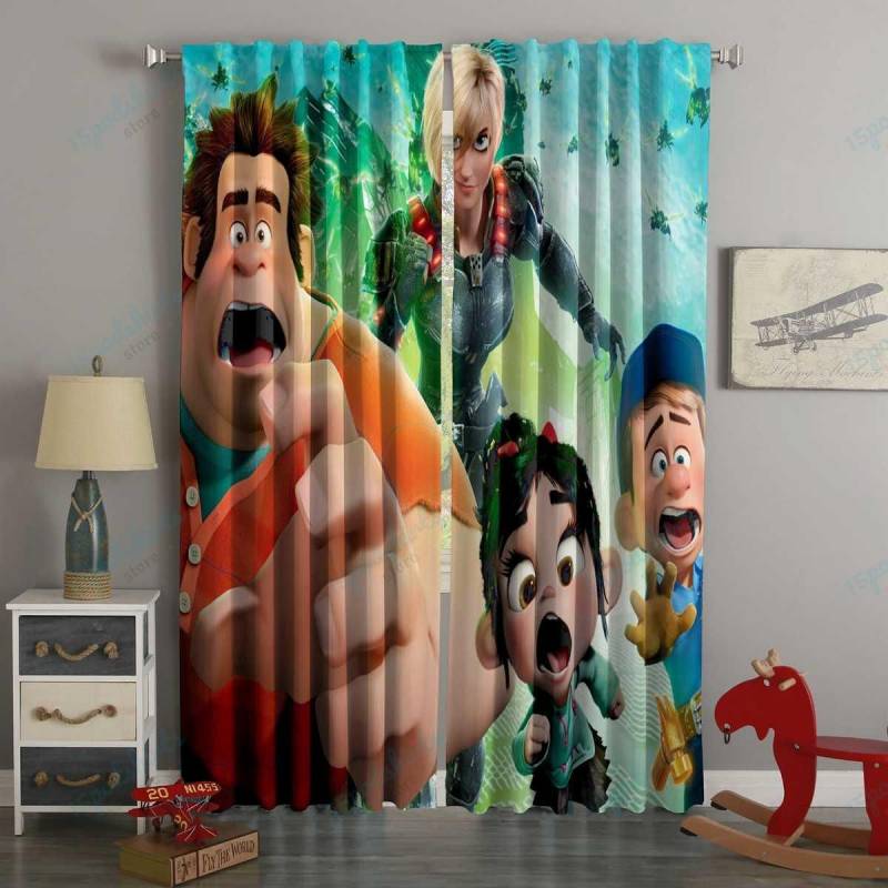 3D Printed Wreck-It Ralph Style Custom Living Room Curtains