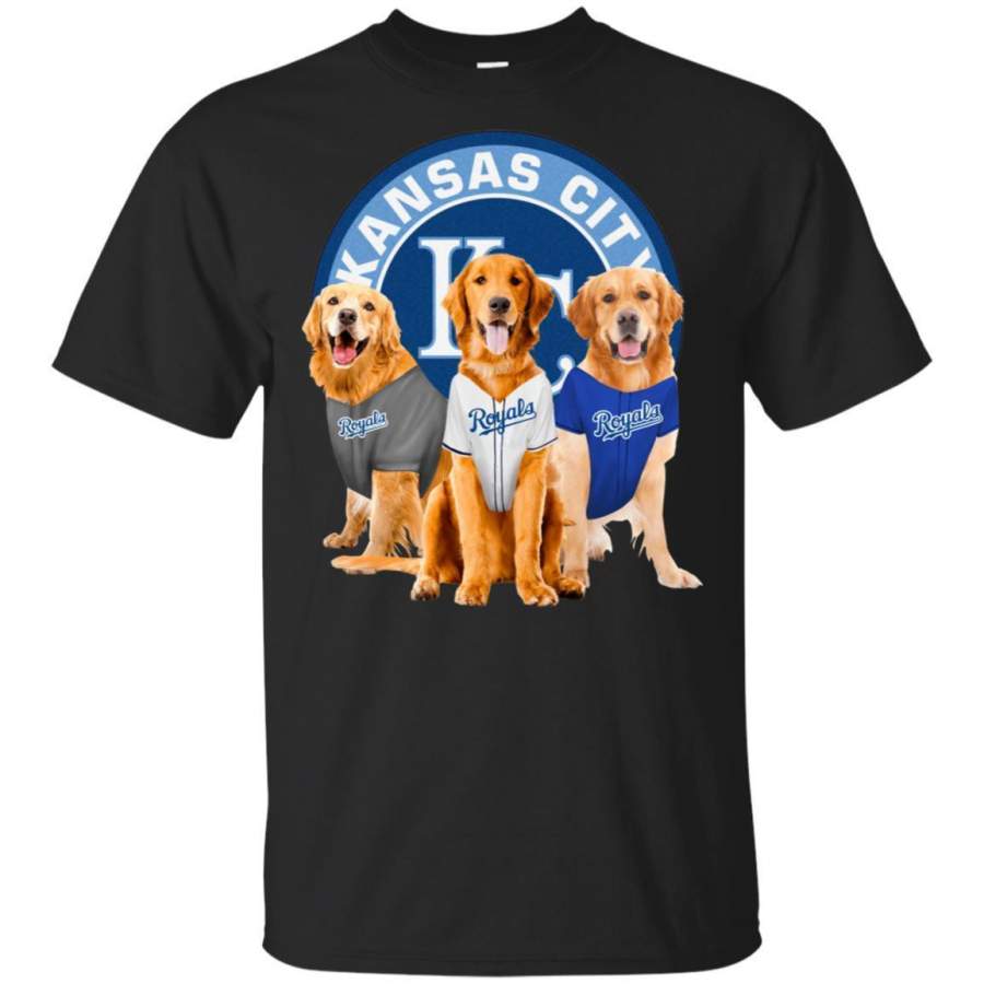 Golden Retriever Dog And Kansas City Royals Fan Shirt HT208