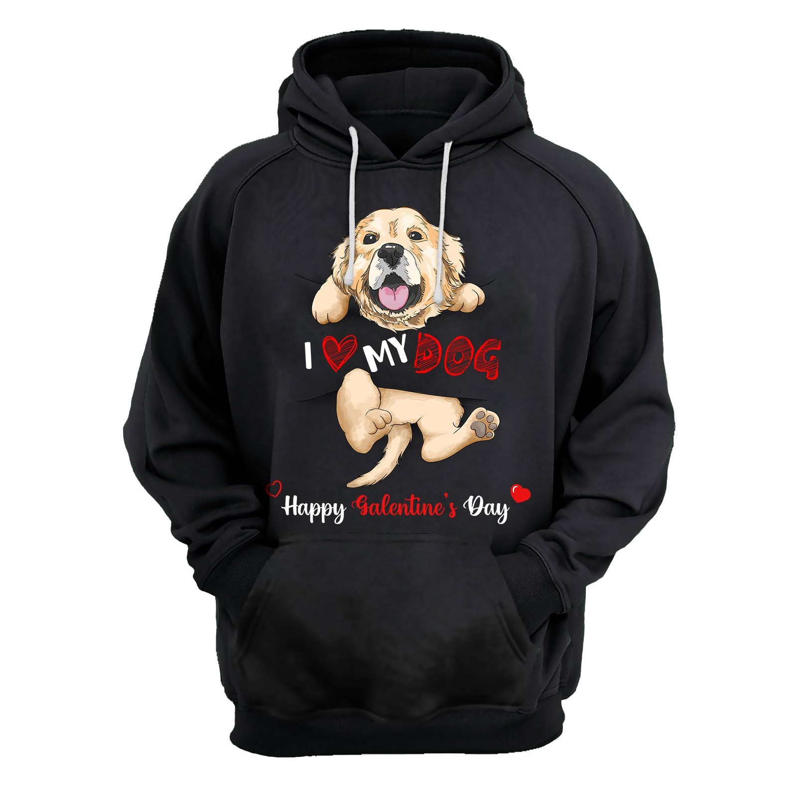 Dog Dqt141221-Golden Retriever Hoodie