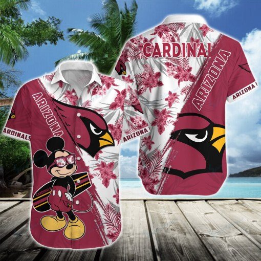 Arizona Cardinals Button Shirt Bg830