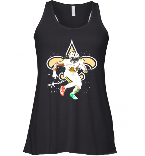 Alvin Kamara New Orleans Saints Signature Racerback Tank