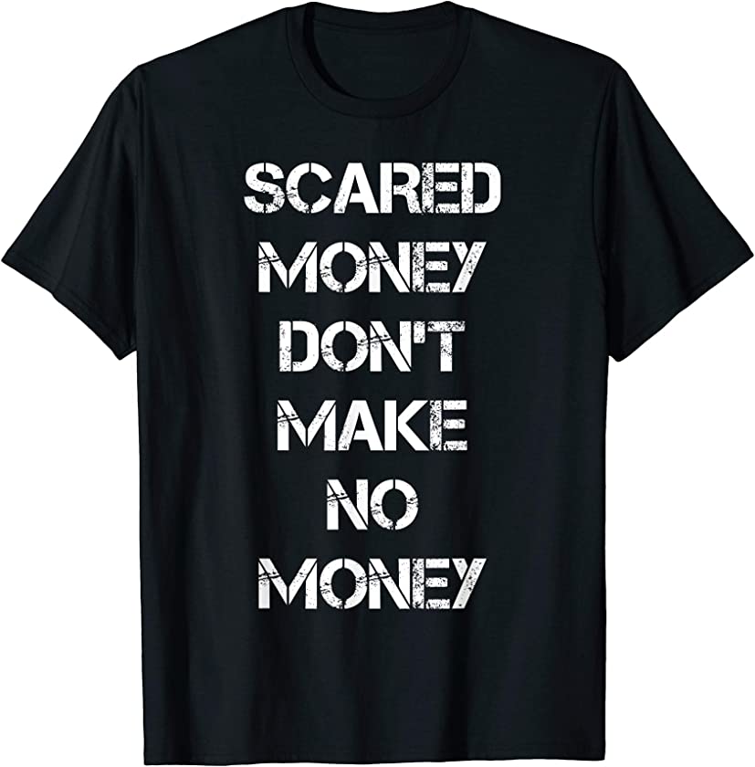 Vintage Hip Hop Rap T-Shirt Scared Money Don’t Make No Money