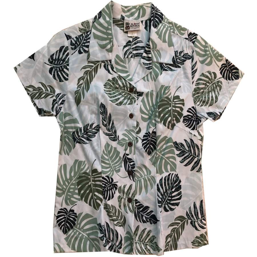 Cool Rainforest Green Fitted Hawaii Shirt Ha24628