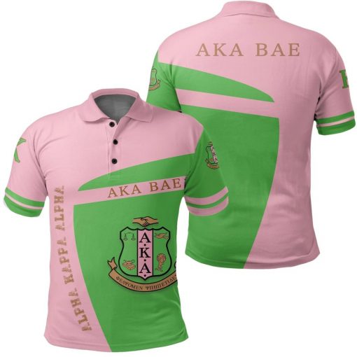 Alpha Kappa Alpha 1908 Sorority Inc Aka Bae Polo Shirt