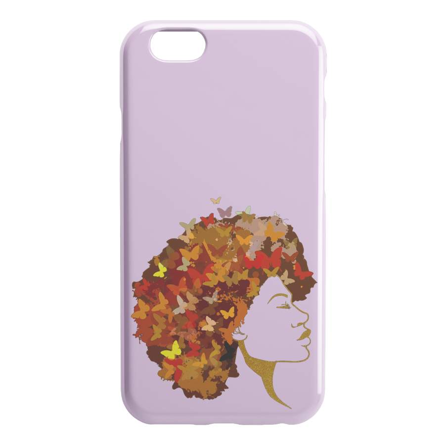 African American Black Girl Africa Melanin Black History Month iPhone Case