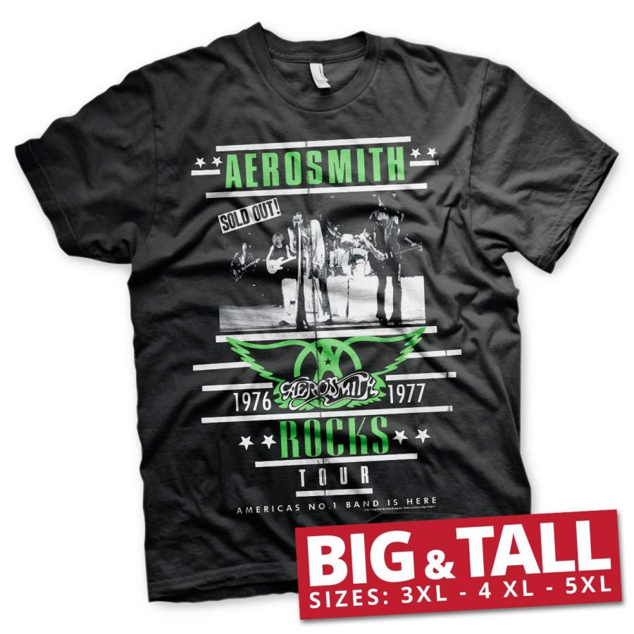 Aerosmith ROCKS Tour Big & Tall T-Shirt