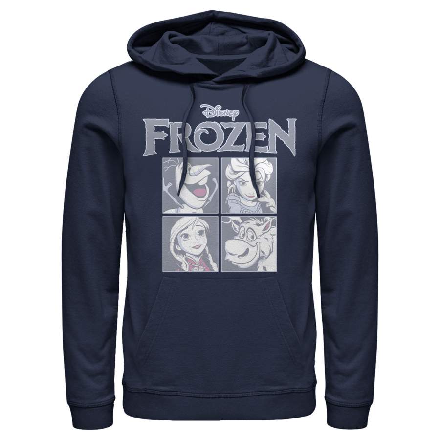 Frozen Men’s Character Squares  Lightweight Hoodie