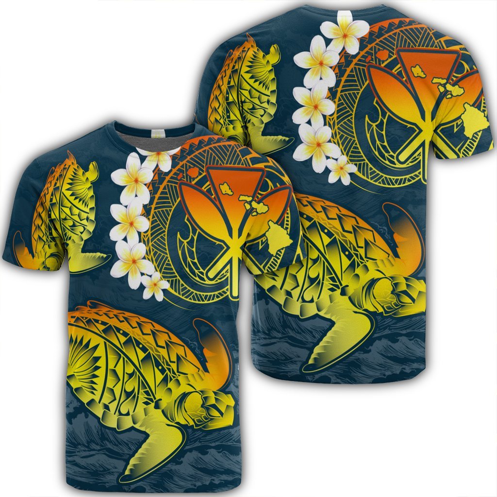 Hawaiian Turtle Plumerian Polynesian Sease Style Ver 2 Ah Ha23375