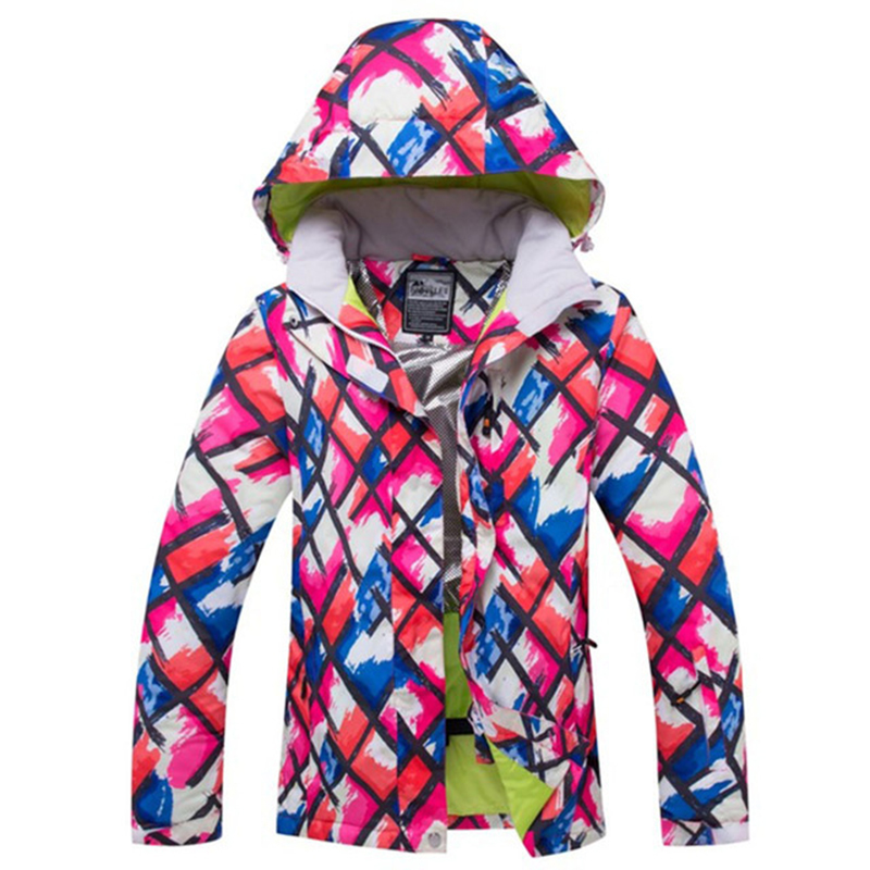 Winter Women Ski Jacket Snow Jackets For Women Outdoor Warm Waterproof Windproof Skiing and Snowboarding Jacket Female Ski Coat alx