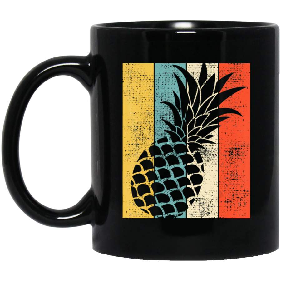 Vintage Pineapple Retro Summer Vacation Beach Tee Coffee Mug