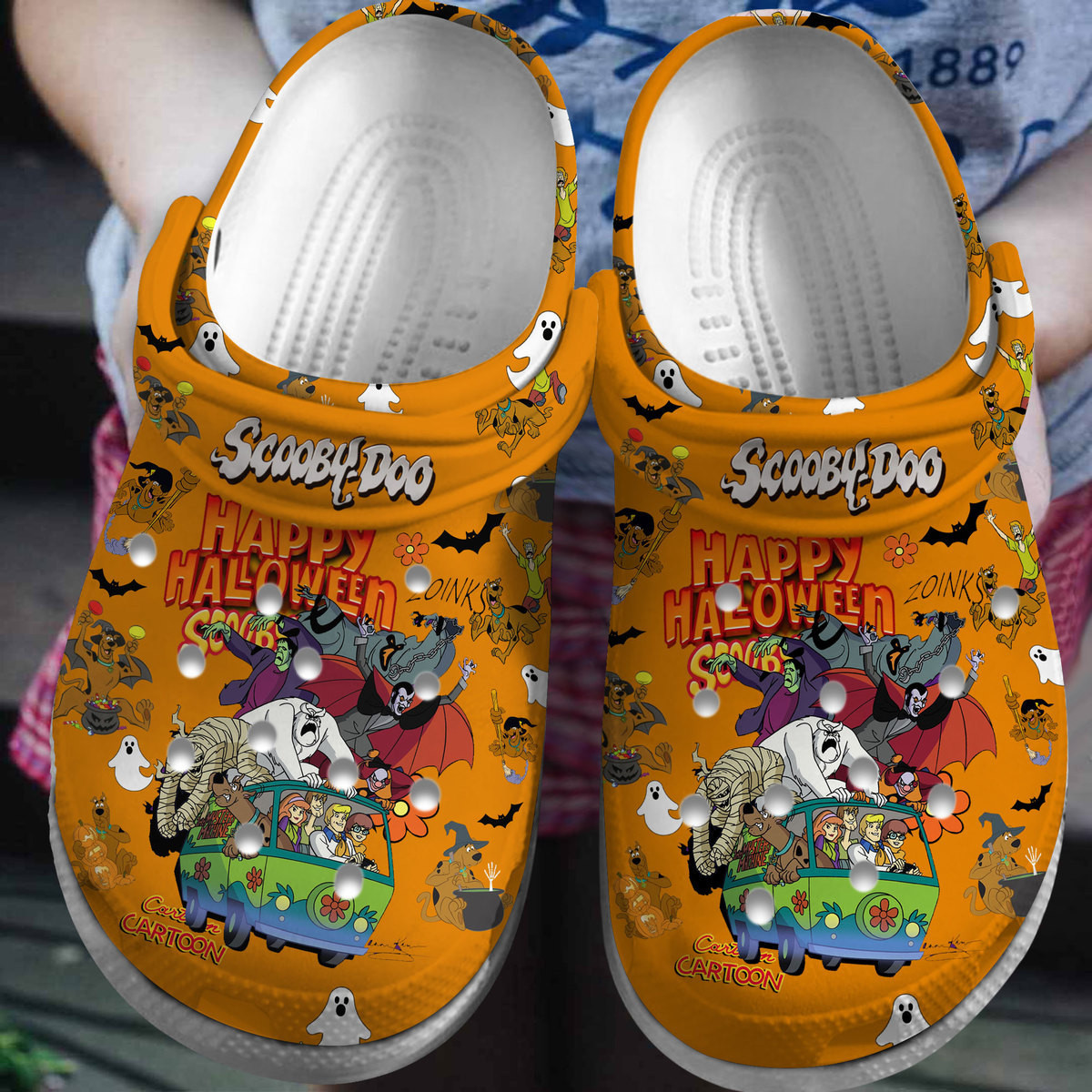 Scooby Doo Cartoon Crocs Crocband Clogs Shoes Comfortable For Men Women and Kids 2