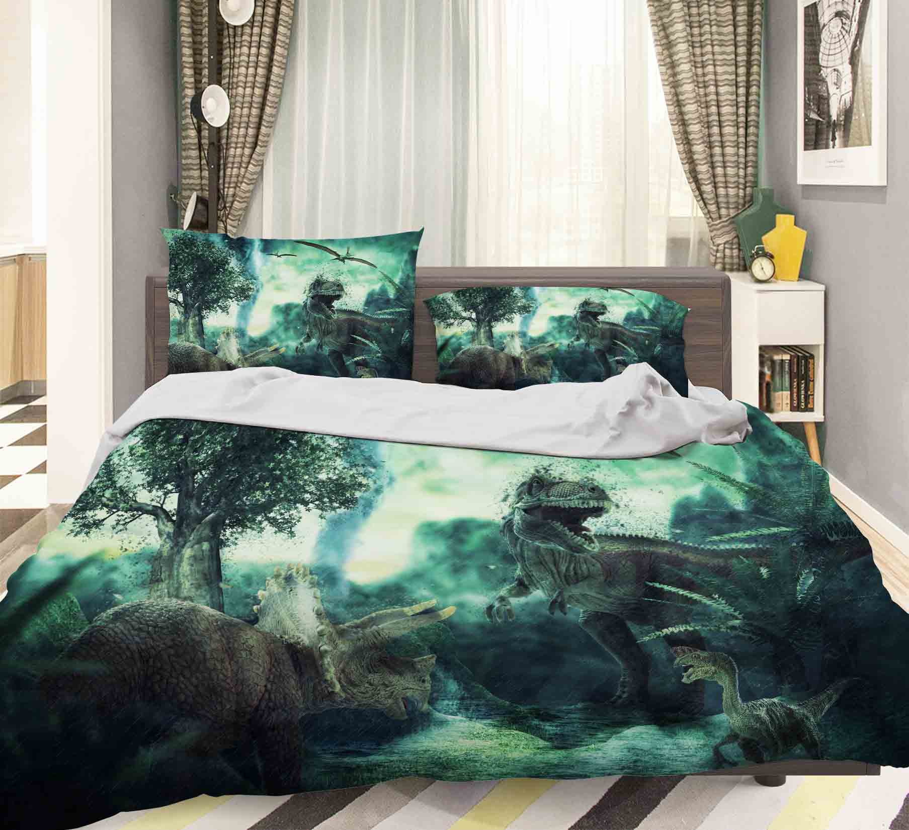 3D Dinosaur Quilt Cover Set Bedding Set Pillowcases  28