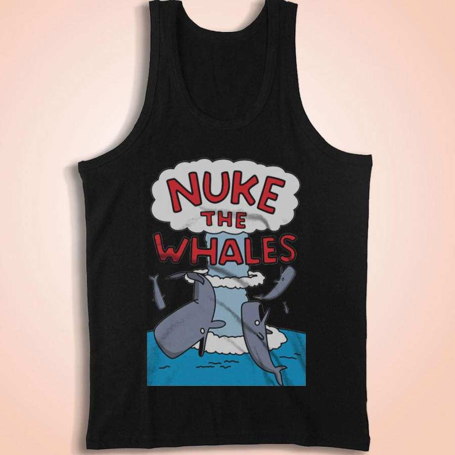 Nuke The Whales Shark Men’S Tank Top