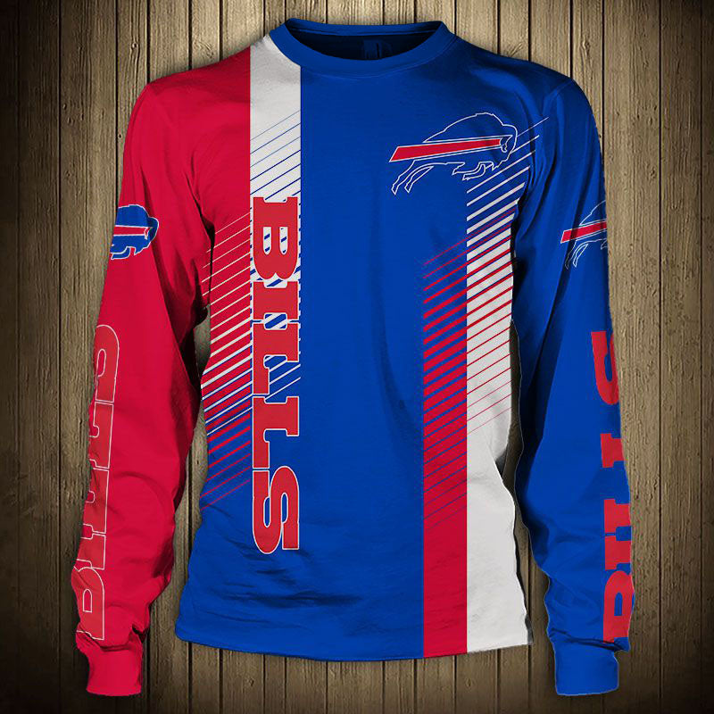 Women’S Buffalo Bills Sweatshirt Stripe