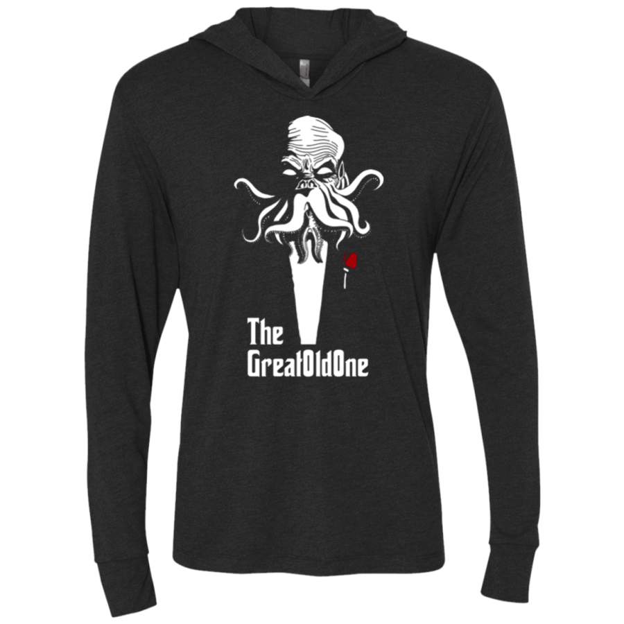 The Great Old One Triblend Long Sleeve Hoodie Tee