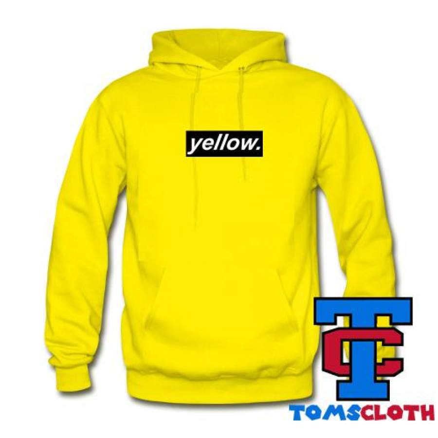 Yellow Graphic Hoodie