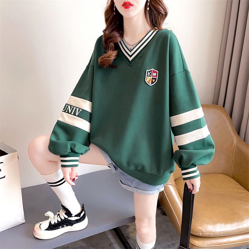 Autumn Trendy Pullovers Women Outerwear Thin Tops Fashion Oversized Pullover Loose Drape Coat Loose Sweatshirts Womens Clothes alx