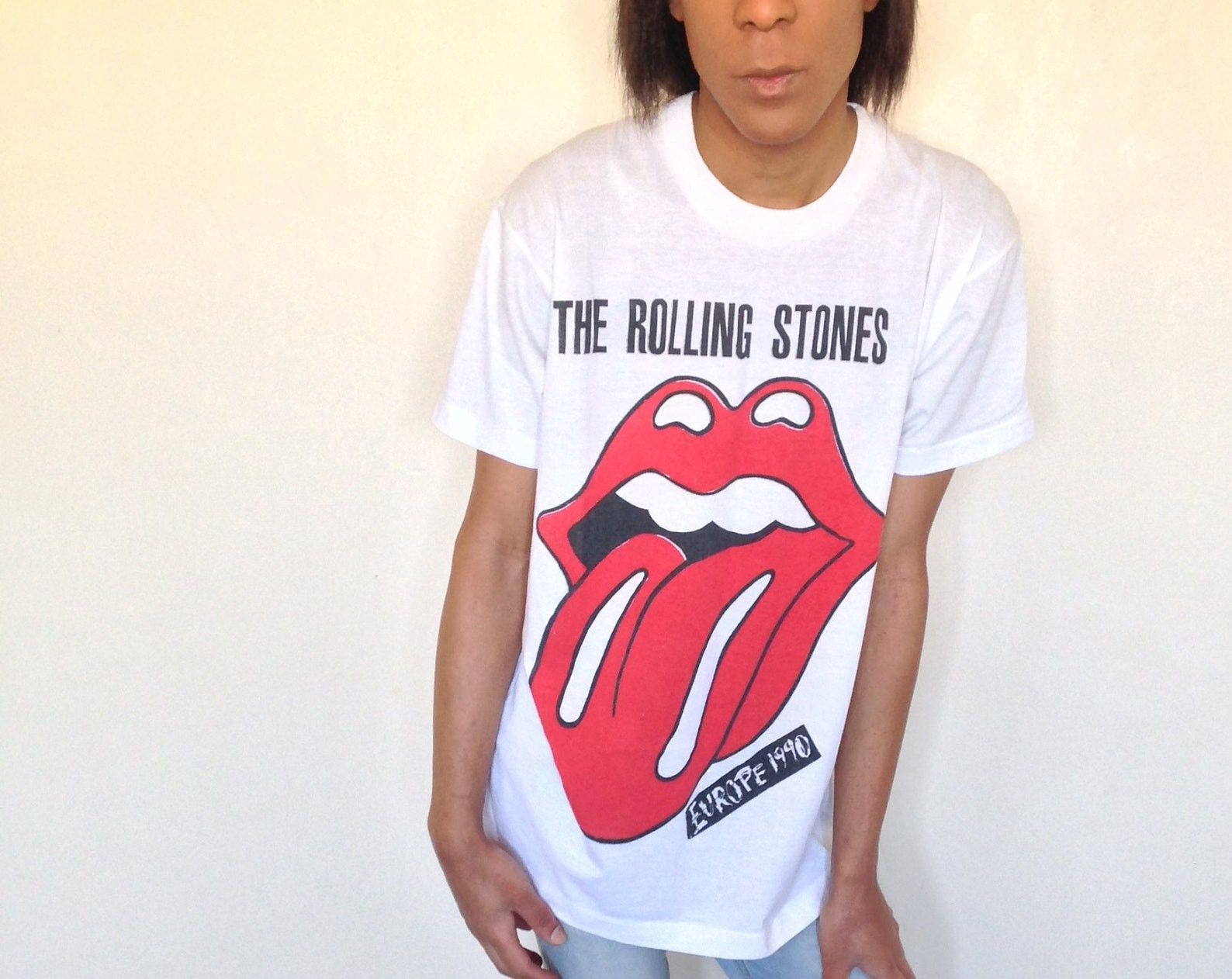 Vtg 90S Rolling Stones Urban Jungle Europe 1990 Tour T Shirt Sml