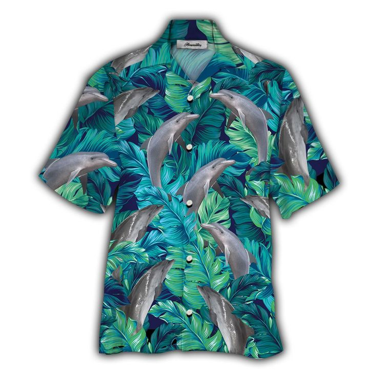 Dolphin Hawaiian Shirt Pre10218