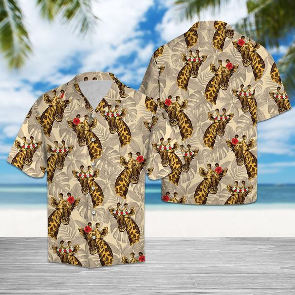 Giraffe Tropical Mood Hawaii Shirt Unisex Adult Ha61509