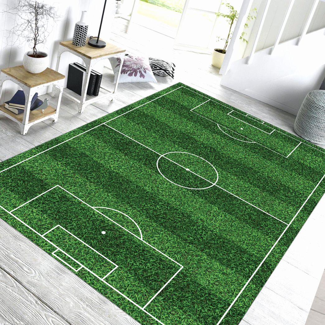 Casespring 3D Green Soccer Field Custom Carpet