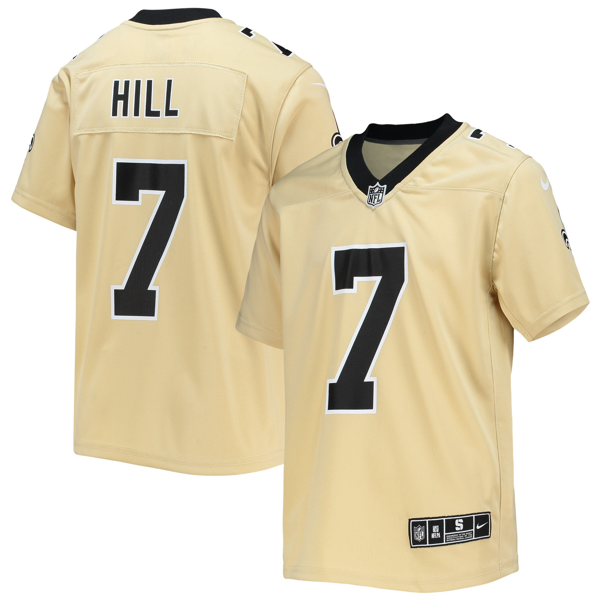 Taysom Hill New Orleans Saints Inverted Team Game Jersey – Gold NFL