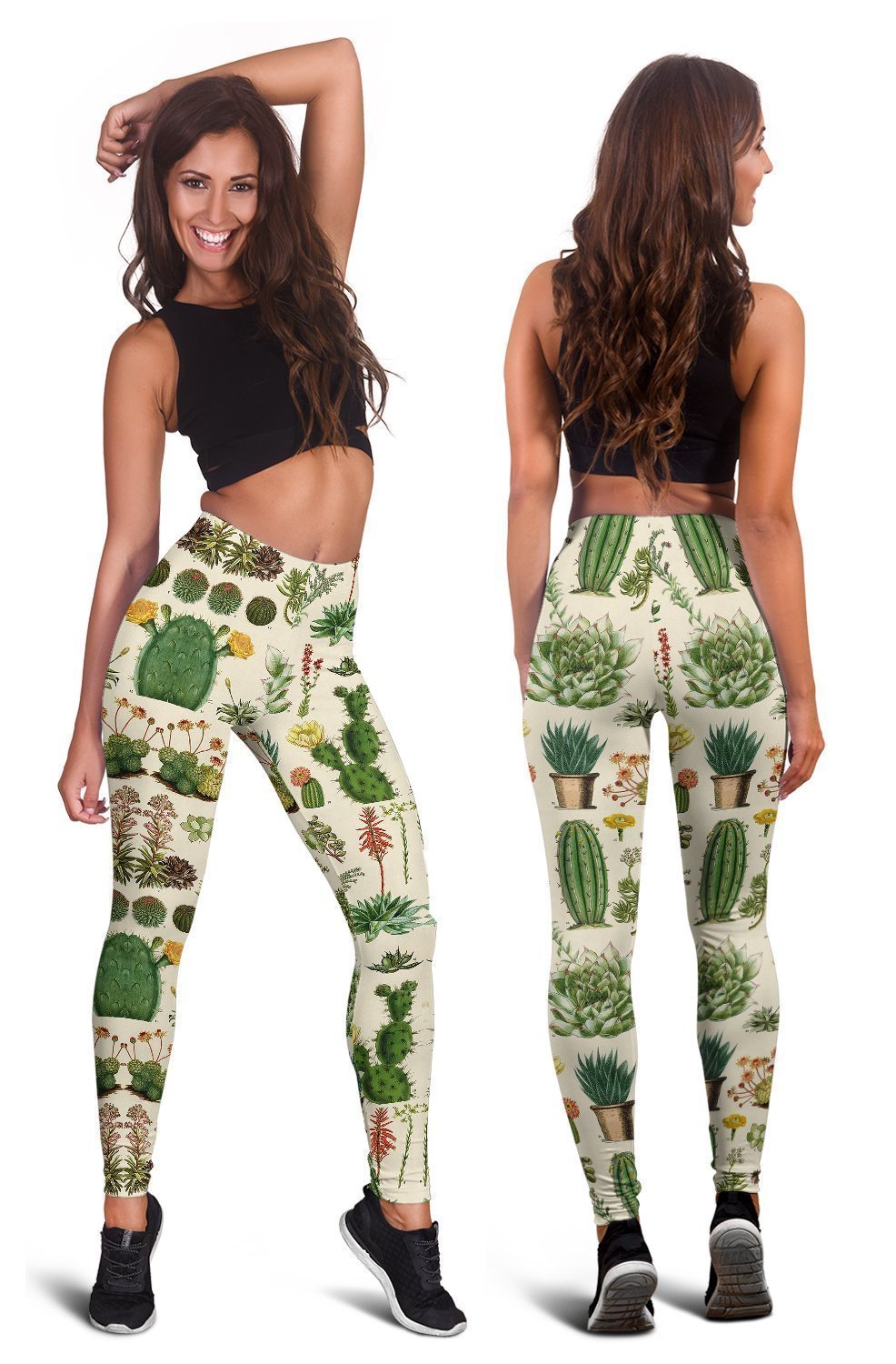 3D All Over Print Cacti Legging