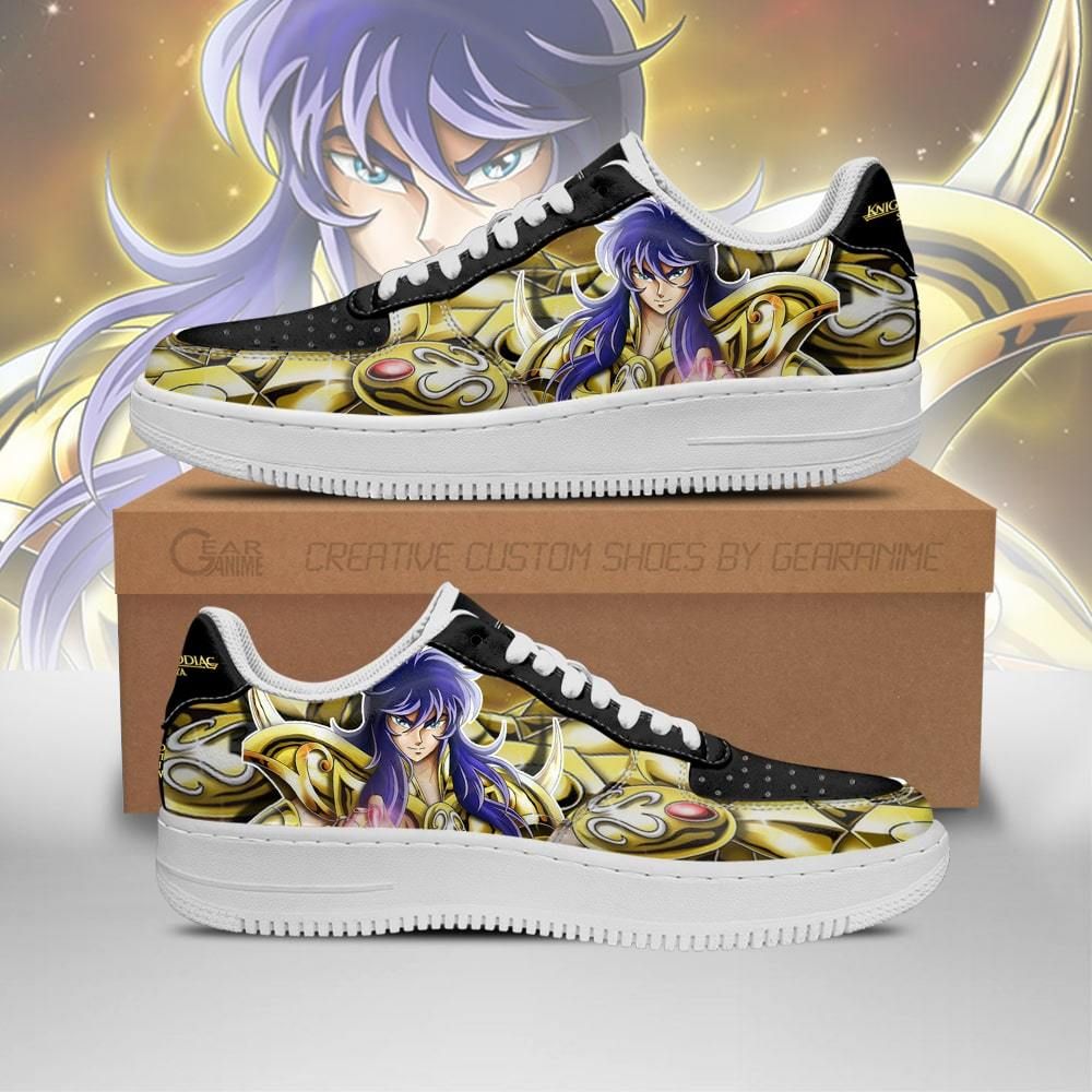 Scorpio Milo Uniform Saint Seiya Air Force Shoes Sneakers Custom Anime