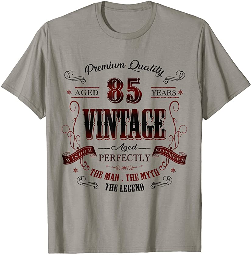 85th birthday gift idea for Vintage Lover 85 years old bday T-Shirt