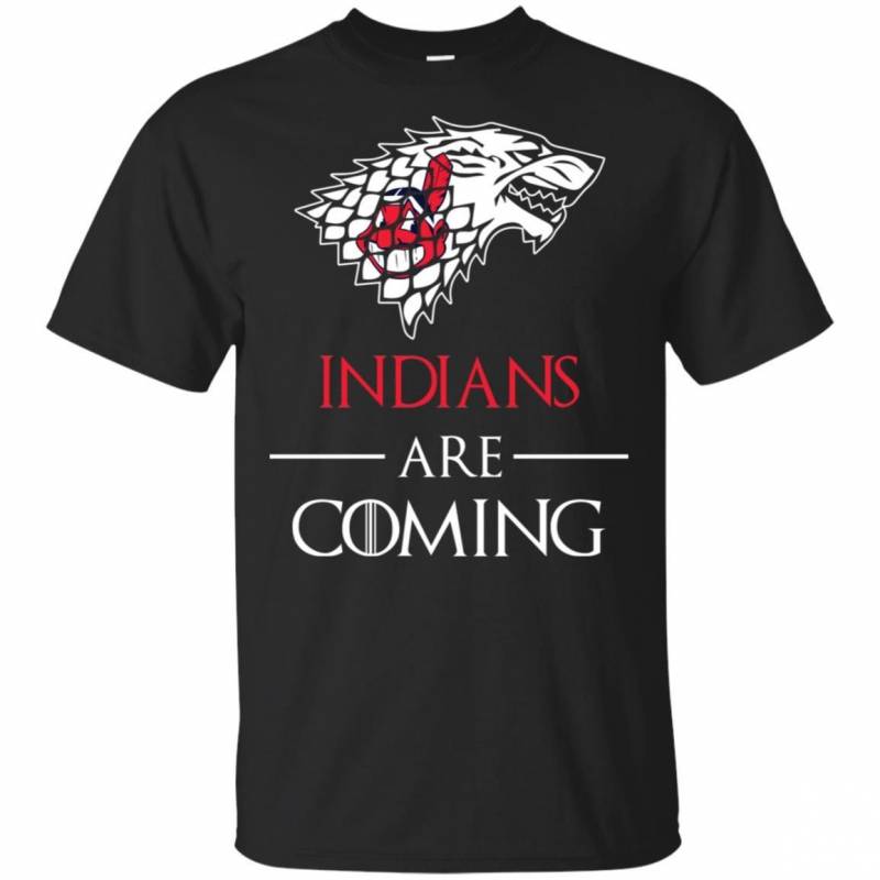 Cleveland Indians stark house are coming funny Game of Thrones shirt t shirt